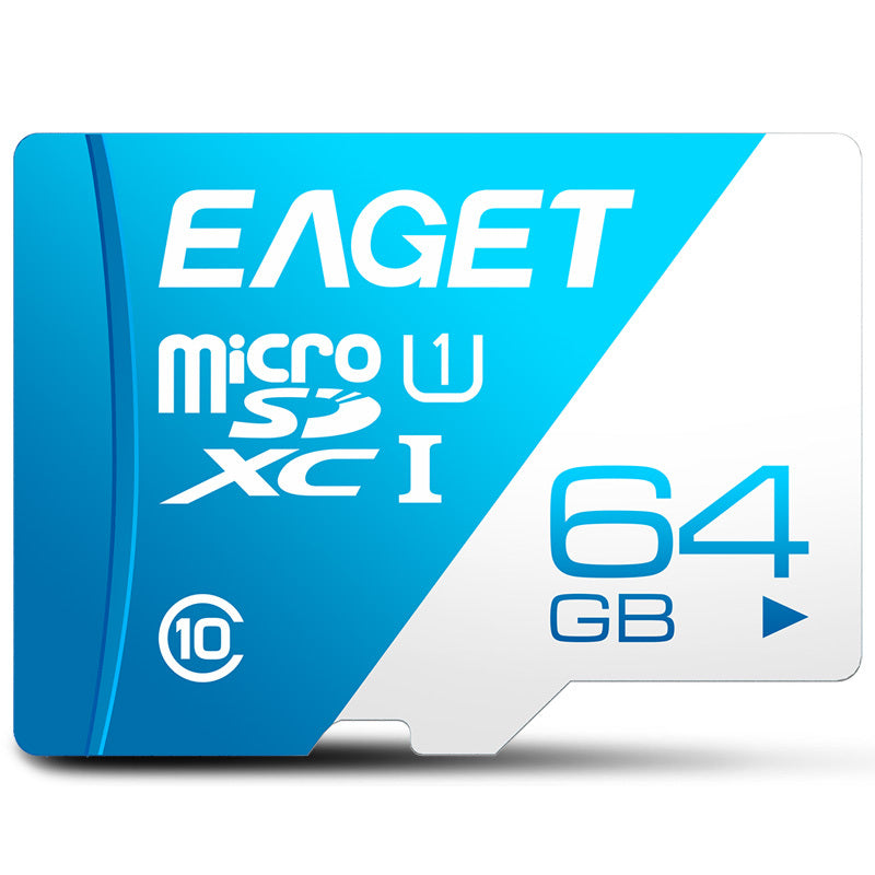Carte Mémoire Micro SD EAGET T1 – 32GB / 64GB / 128GB – Class 10 Haute Vitesse UHS-I 80MB/s